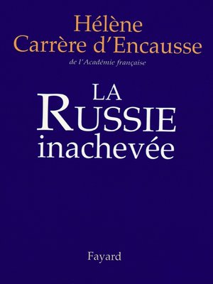 cover image of La Russie inachevée